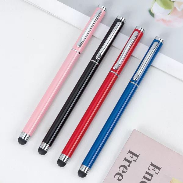 Metal Touch Screen Sign Pen Mobile Phone Tablet Universal Capacitive Pen Business Office Advertising Pen Gel Pen Ball Pen