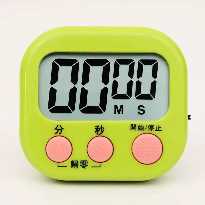 Mechanical Kitchen Timer, Magnetic Visual Countdown, Circular 60‑Minute Alarm, Multiple Colors