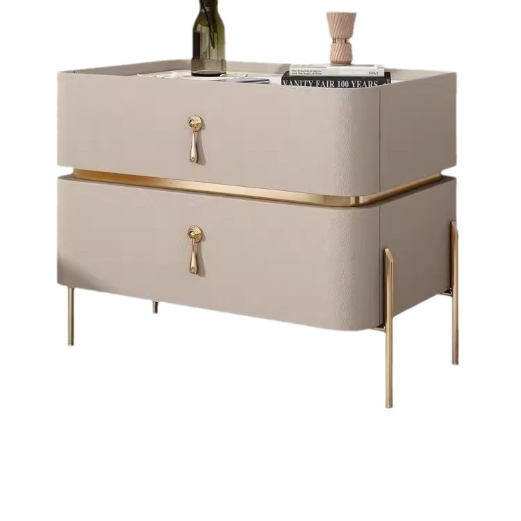 Dormitorio doméstico simple y moderno dormitorio superior italiano de lujo ligero mesita de cabecera sin instalación integral nuevo tipo
