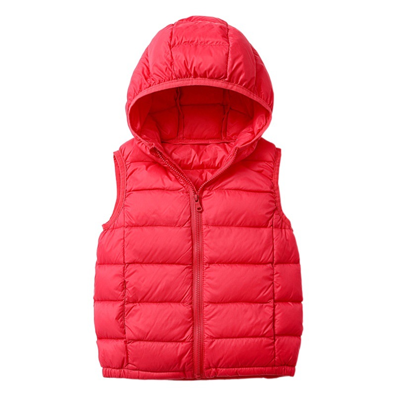 2026 Autumn/Winter Children's down Vest for Boys and Girls, Baby Vest, Short Outerwear for Small, Medium, and Large Children