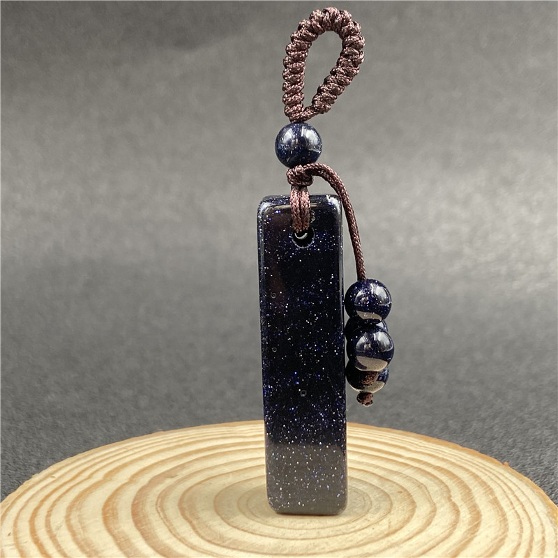 Fashion Crystal Agate Semi-precious Stone Cylindrical Braided Keychain display picture 10