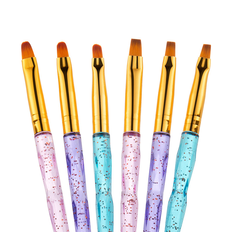 厂家直供 新品美甲3支/5支套装彩绘雕花笔拉线笔平头斜头笔光疗笔