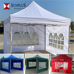 White Wedding Celebration Advertising Tent Outdoor Folding Sunshade Rain Shelter Stall Telescopic Exhibition Sales Parking Night Market Banquet Pavilion