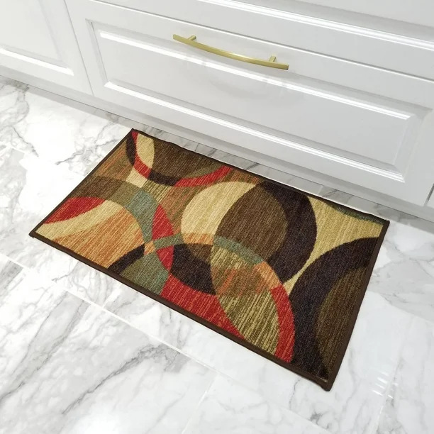 Amazon Modern Wave Circle Design Area imitación cachemira hogar sala de estar dormitorio alfombra grande mesa de centro sofá alfombra