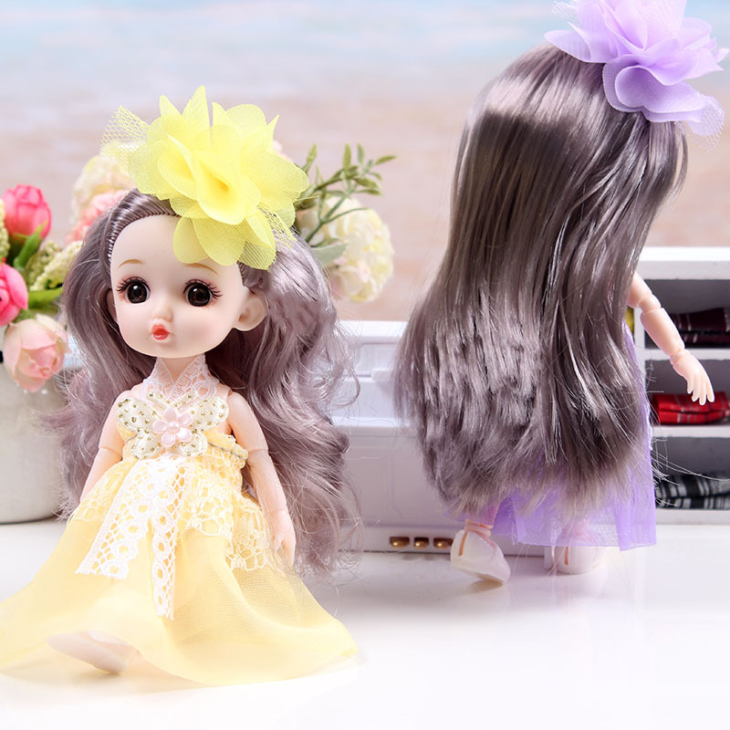 6-inch 13-jointed girl doll 17cm interchangeable Constant Super Confused doll can be changed girl doll set_voghion.com