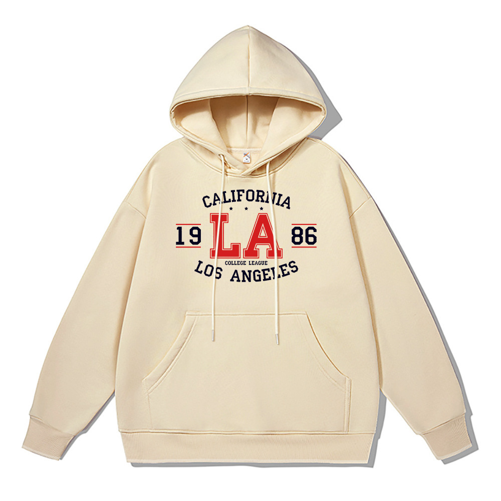 Los Angeles California U.S.A 1986 Setwear Men Hoodie Winter
