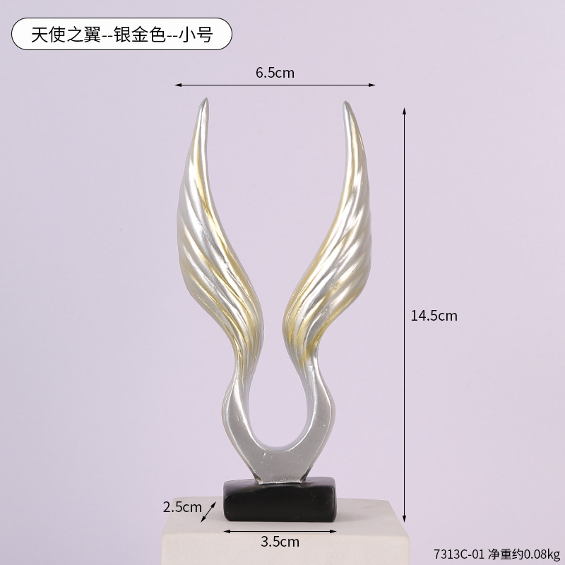  Light Luxury Mini Show Grand Figure Ornaments Home Wine Cabinet Showcase Photography Decorations Resin Crafts
