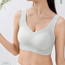 依雪纷2212无痕聚拢内衣BC一体固定杯可机洗通勤运动舒适背心文胸
