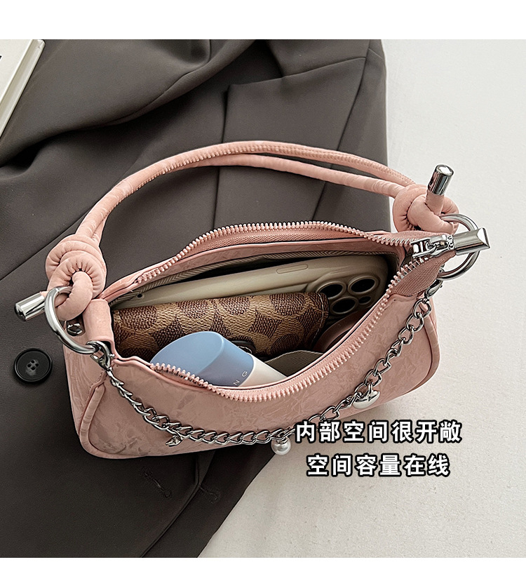 A stylish and stylish small handbag for ladies in 2025, a versatile and fashionable crossbody bag, a niche single-shoulder underarm bag for summer undefined