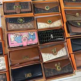 女士钱包厂家批发长款钱包库存包外贸库存处理钱包热卖货源跨境潮