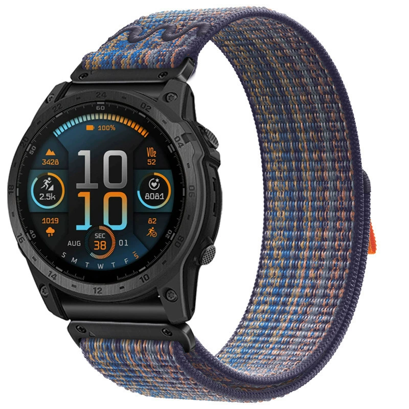 Suitable for Garmin fenix 8 Nike nylon loop strap garmin Fenix ​​7pro/6/5x quick release strap