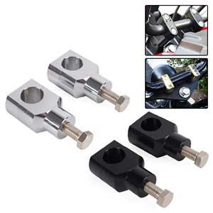 Motosiklet Dəyişdirilmiş Alüminium Ərinti 25MM Sükan Şaquli Boru Kelepçesi Sabit Hündürlük Kodu Aksesuarları