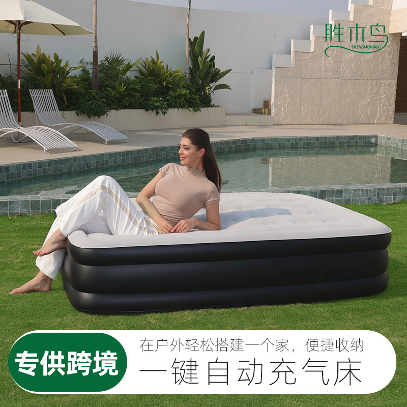 Waterproof wear-resistant inflatable bed room savior outdoor camping mobile nest good storage stable support does not collapse