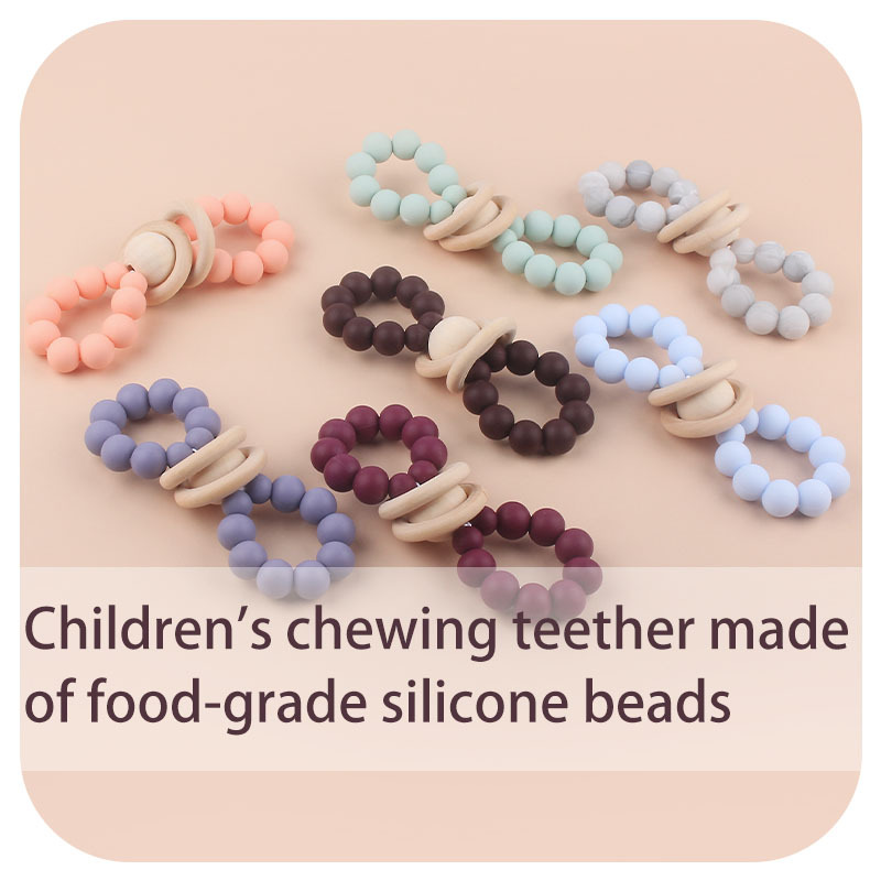 Comercio exterior nuevo en stock al por mayor bebé suministros bebé calmante silicona mordedor niños goma molar