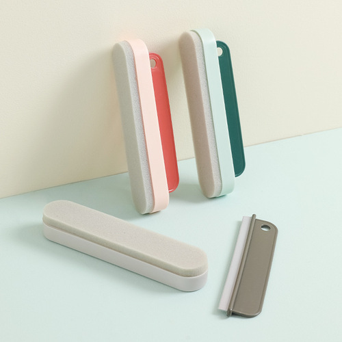 Creative two-in-one mirror glass scraper, bathroom mirror and tile glass cleaner, window wiper silicone scraper