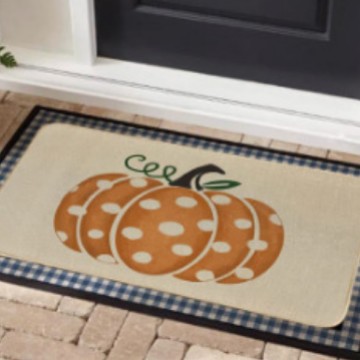 Alfombra de elemento de tema de verano transfronterizo alfombra de puerta de entrada antideslizante alfombra de entrada de cocina de baño absorbente