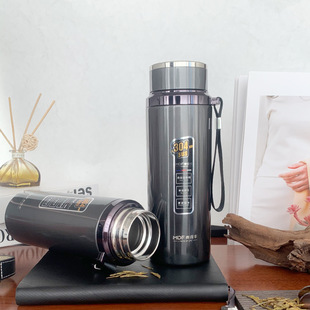 Customized Manufacturer Outdoor Sports Bottle with Portable Handle, 304 Stainless Steel, Large Capacity, Thermal Insulation, High Appearance Value