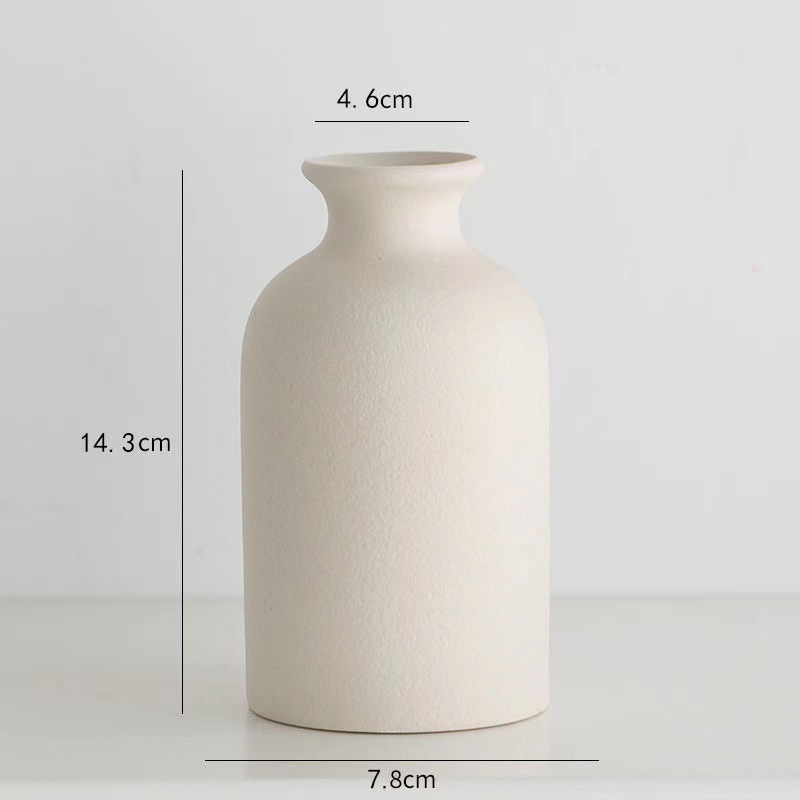 프로스트 화이트-팡위안 꽃병