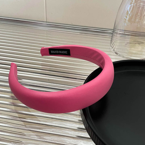 2024 Spring Pink High Crown Butterfly Bow Headband Hair Accessory Korean Sweet Cute Headband Fashion Blogger Simple Hair Accessory