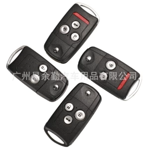2/3/4 düyməli Honda Acura Accord Jazz Crv Hrv qatlanan pult açar korpusu