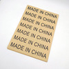 Wholesale Made in CHINA label non -dry glue production area Label English sticker Amazon China manufacturing label