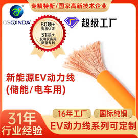 定制EV线XLPE阻燃非屏蔽新能源线束内部储能动力线DC1000V电子线