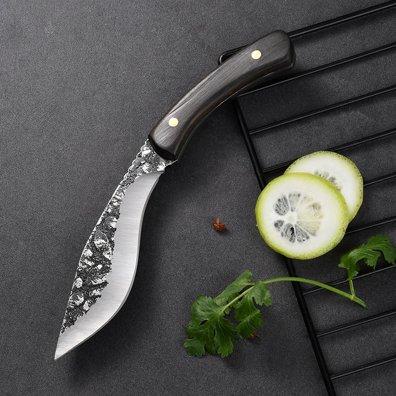 outdoors Hammer mutton barbecue Eviscerate Camp Take it with you Mini Puppy decorative pattern pocket knife