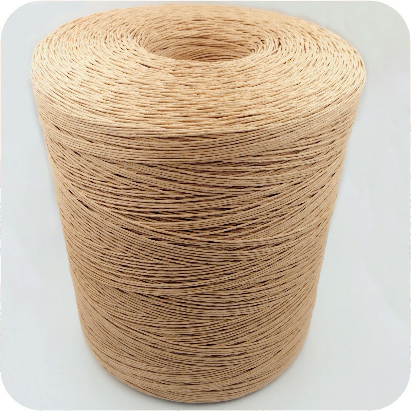 厂家批发原木色纸绳  耐用耐磨 用于纸袋吊绳 diy手工编织纸绳