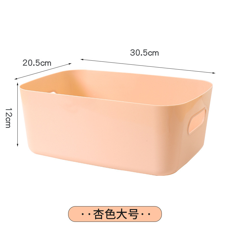 Hogar caja de almacenamiento escritorio cocina cosméticos gran capacidad plástico descubierto organización cesta al por mayor