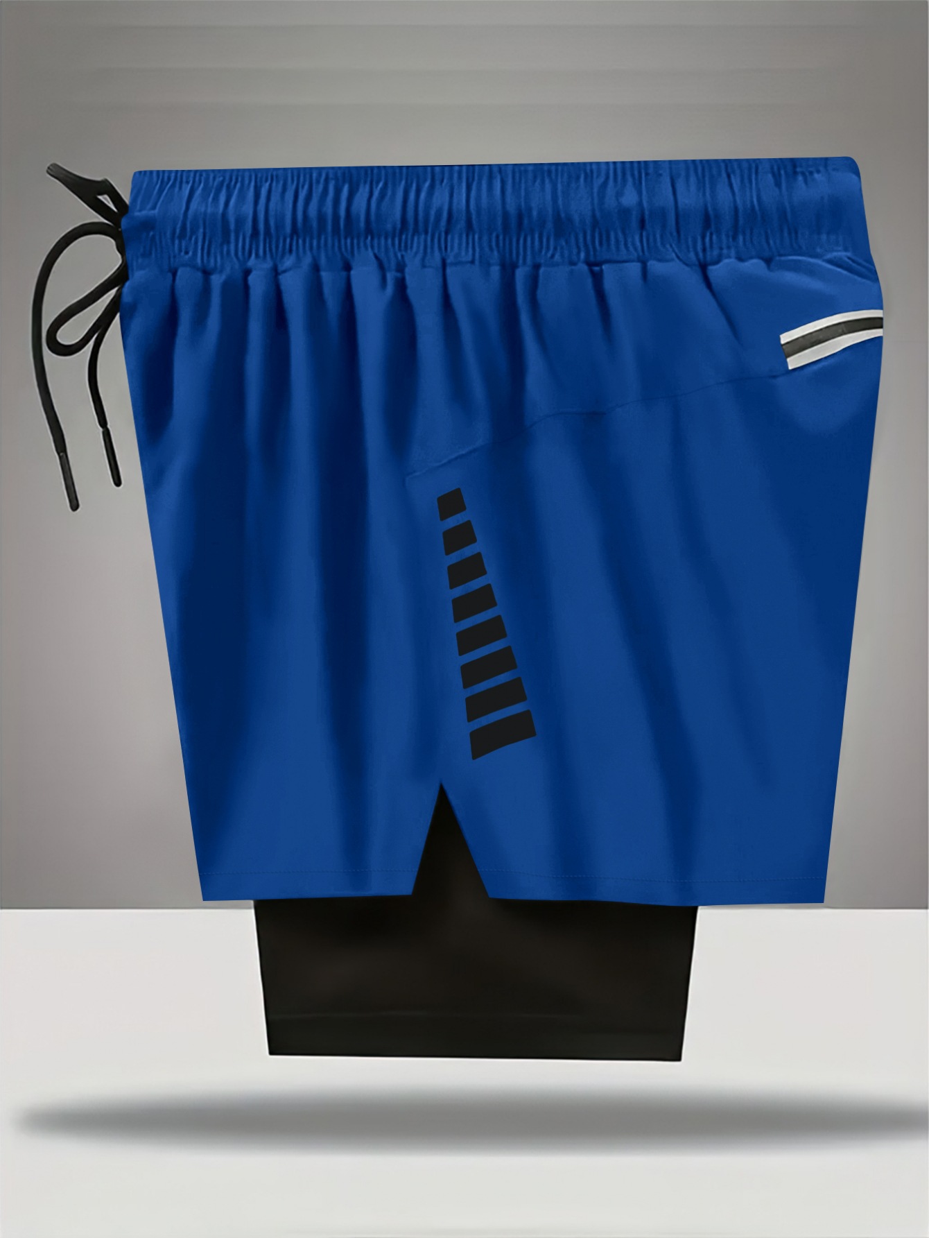 Men's Clothing Athletic Pants Casual Outdoor Breathable Multi Pocket Double Layer Shorts Muscular Design_viptrois.com