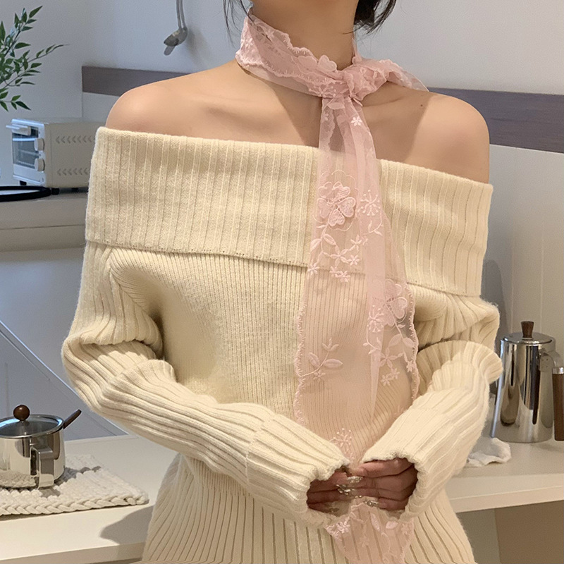 Buñuelo de encaje correa de cabello de mujer variedad de correa de correa de estilo coreano in-mode buñuelo hueco flor decoración buñuelo buñuelo buñuelo