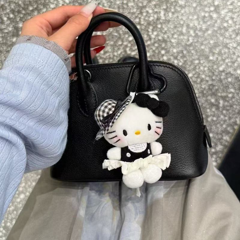 草帽ktkitty挂件背包可爱毛绒公仔钥匙扣挂饰包包玩偶礼物|undefined