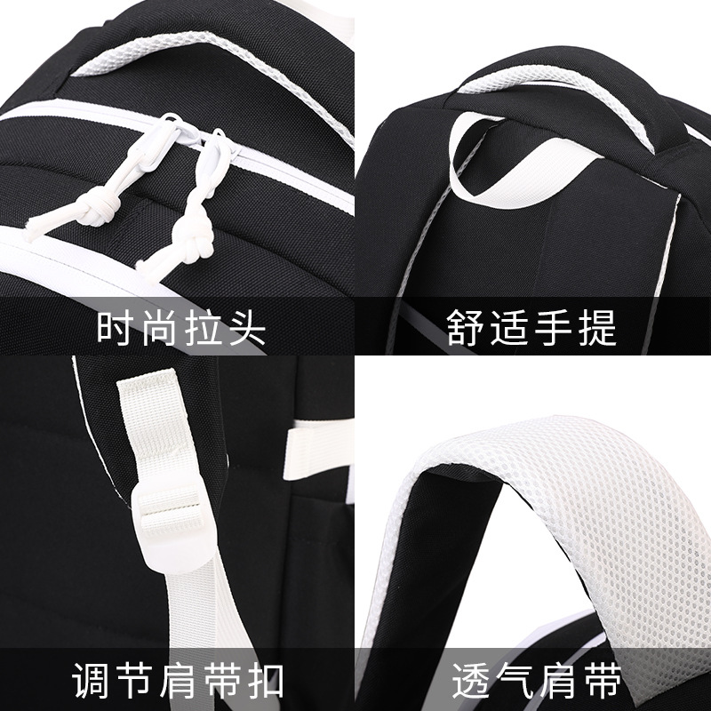 Mochila de pescado natural de gran capacidad para estudiantes de secundaria que escaleran escaleras en venta transfronteriza para estudiantes de primaria.