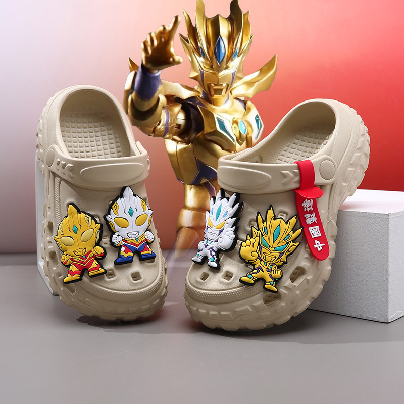Children's Cave Shoes Boys Slippers Summer New Non-slip Soft Sole Large Children's Outer Beach Shoes for Boys Children's Cave Shoes Boys Slippers Summer New Non-slip Soft Sole Large Children's Outer Beach Shoes for Boys