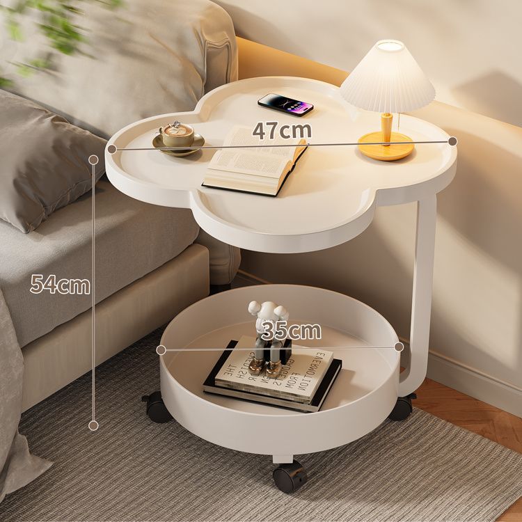 [사일런트 유니버설 휠]-더블 레이어 스토리지-크림 화이트