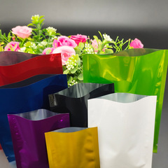 Colorful aluminum-plated flat pockets Blind box doll keychain packaging bags Vacuum bag powder tea bags herbal mask bags