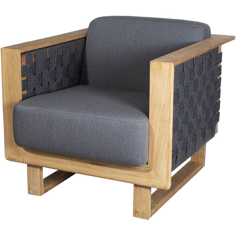 Conjunto de sofás para exteriores, patio, villa, hotel, teca, ratán, aire libre, casa de huéspedes, impermeable, protección solar, muebles de madera maciza