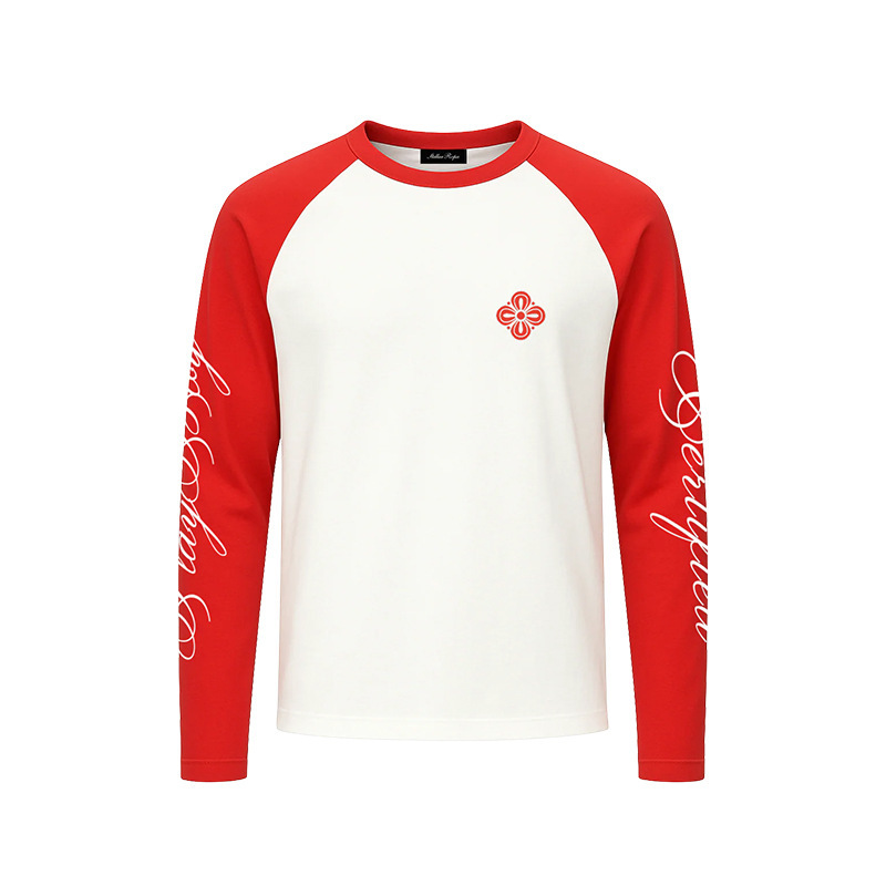 Other Sweatshirt Script Logo White Red