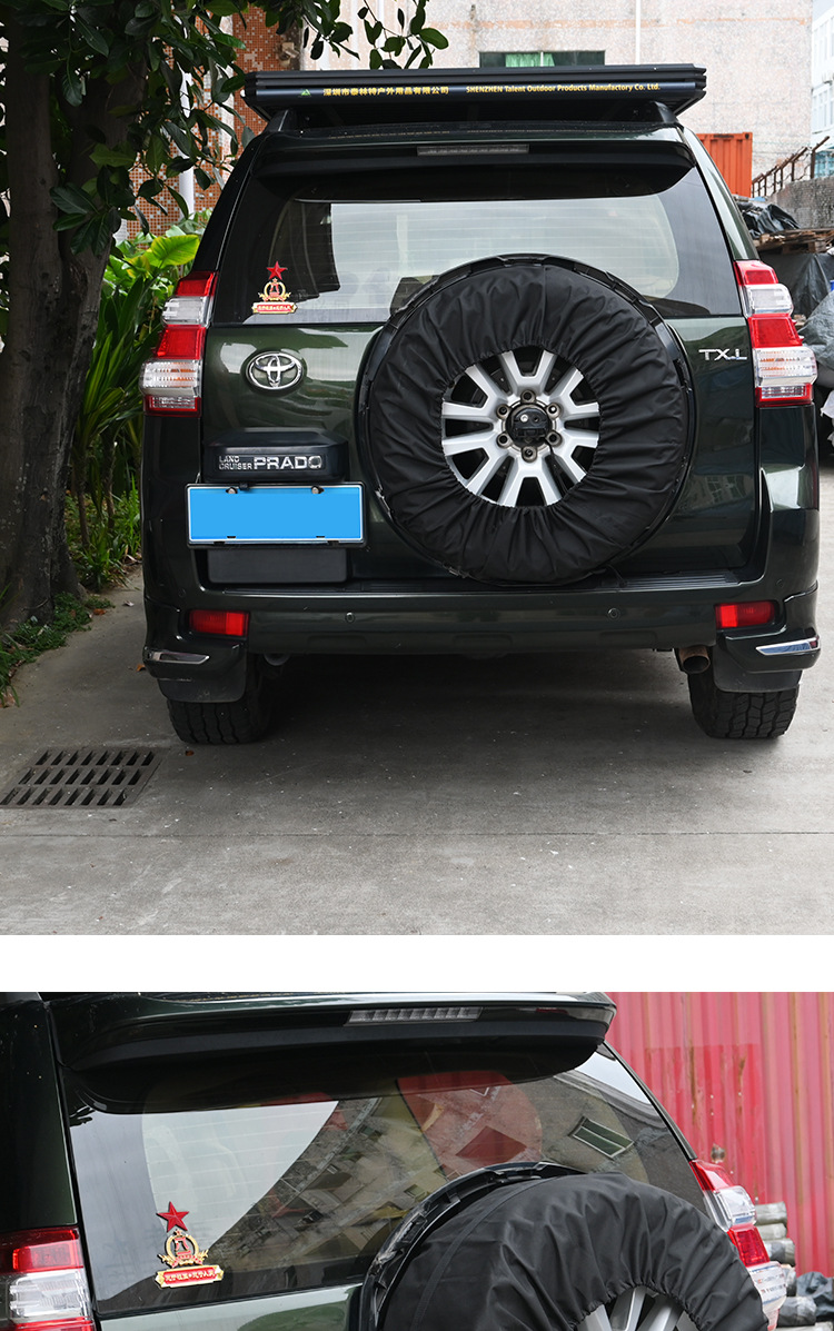 Tire Spare Tire Cover Rv Tire Protective Cover 420D Dustproof and Waterproof Protective Cover Car Tire Satchel Protective Cover