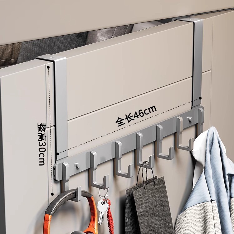 Gancho de puerta trasera tipo puerta trasera sin perforación percha de ropa percha de ropa percha de entrada percha de pared percha de ropa percha