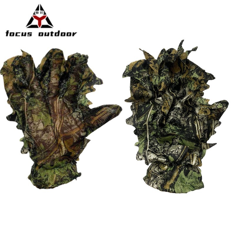 Guantes de camuflaje de pesca al aire libre guantes de camuflaje guantes tácticos guantes de camuflaje
