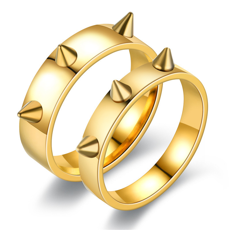 Holiday, Daily Occasion Wholesale Jewelry Simple Style Geometric Titanium Steel Rings