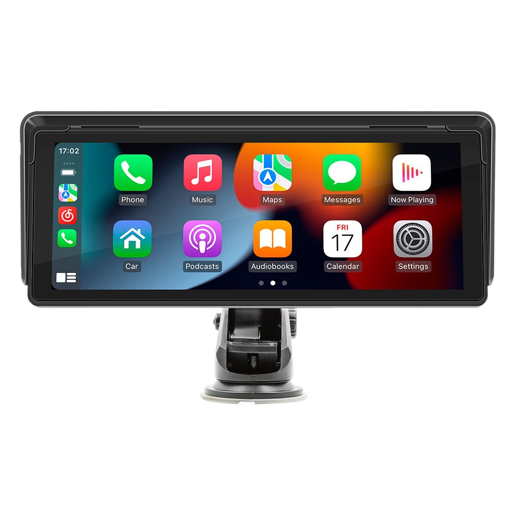 10,2 pulgadas coche Bluetooth MP5 reproductor parasol coche portátil transmisor FM inalámbrico carplay
