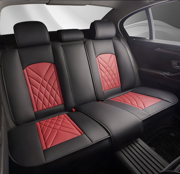 Car Five-Seater Four-Season Universal Car Seat Cushion Fully Surrounded Seat Cushion Cover Fully Covered Seat Cover Breathable Seat Cushion Summer New Style
