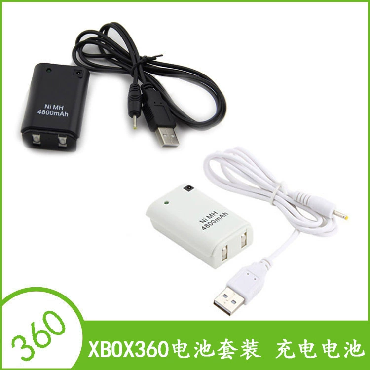 Аккумулятор Xbox360 + USB-кабель, комплект аккумулятора для рукояти Xbox360, зарядной аккумулятор