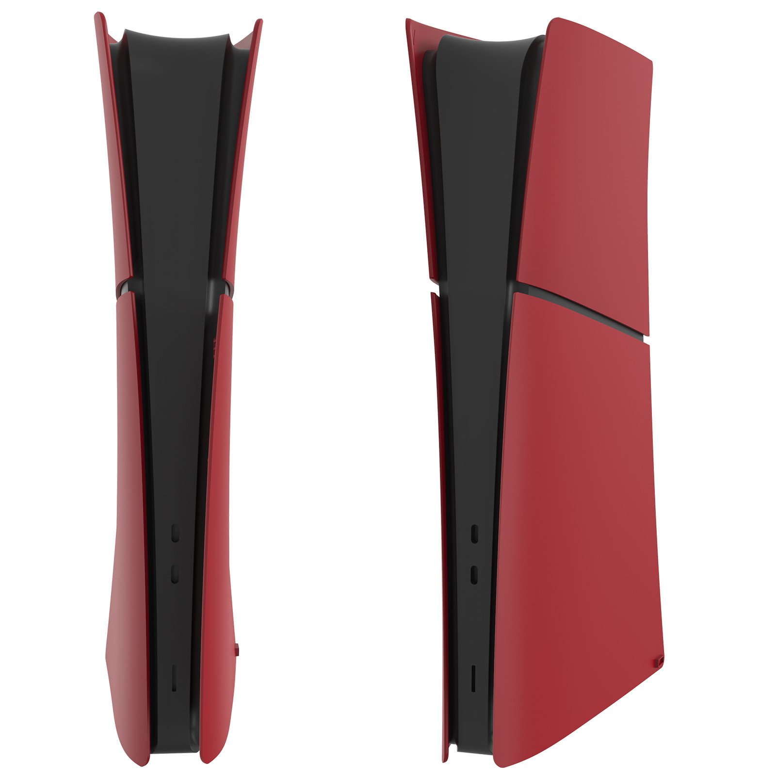 Exclusivo transfronterizo para PS5 Slim Carcasa de repuesto de fibra de carbono Funda protectora de consola de juegos Versión de unidad óptica digital desmontable