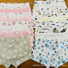 一包三条装~24SS新款 日单外贸单儿童棉质可爱小内裤 平角内