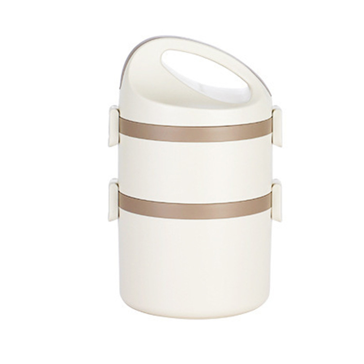 Caja de almuerzo aislada Bento de acero inoxidable 304 ultra larga portátil de gran capacidad multi-capa almuerzo cubo Oficina trabajador estudiante almuerzo caja