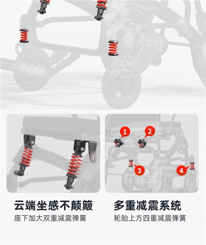 Ainsnbot Electric Wheelchair Smart Lightweight Foldableing Small Automatic Transportation for the Elderly Government Subsidy