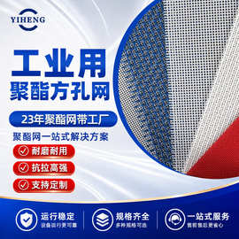 聚酯方孔网均匀透气烘干方格网输送带耐高温食品级聚酯网带环形